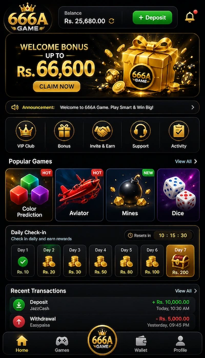 666A Game Dashboard image
