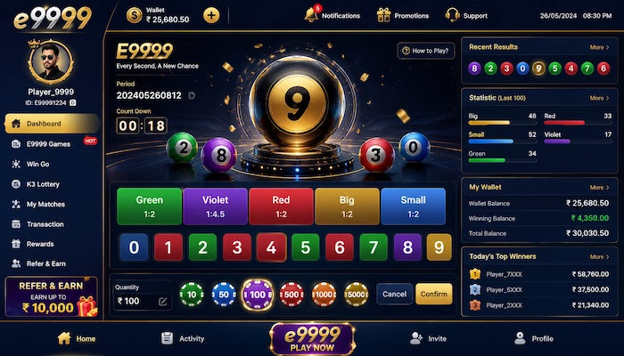 E999 Game Dashboard image